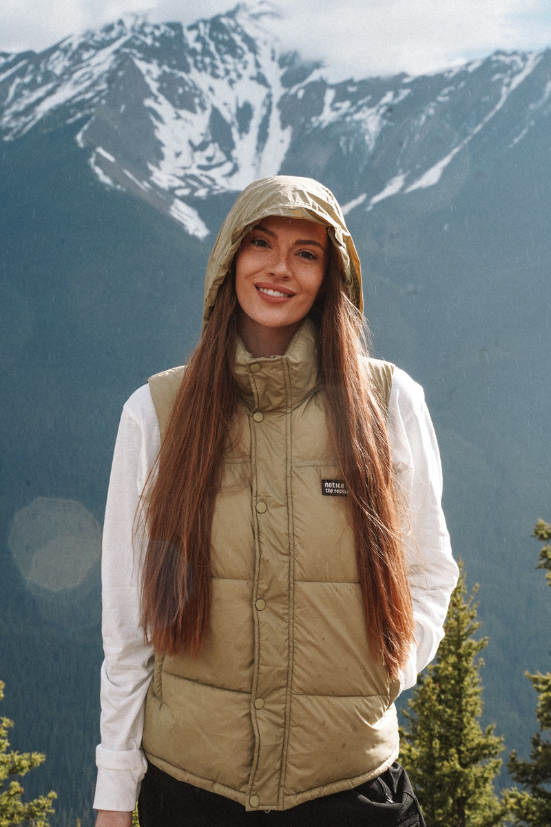 Sage Puffer Vest – Notice The Reckless