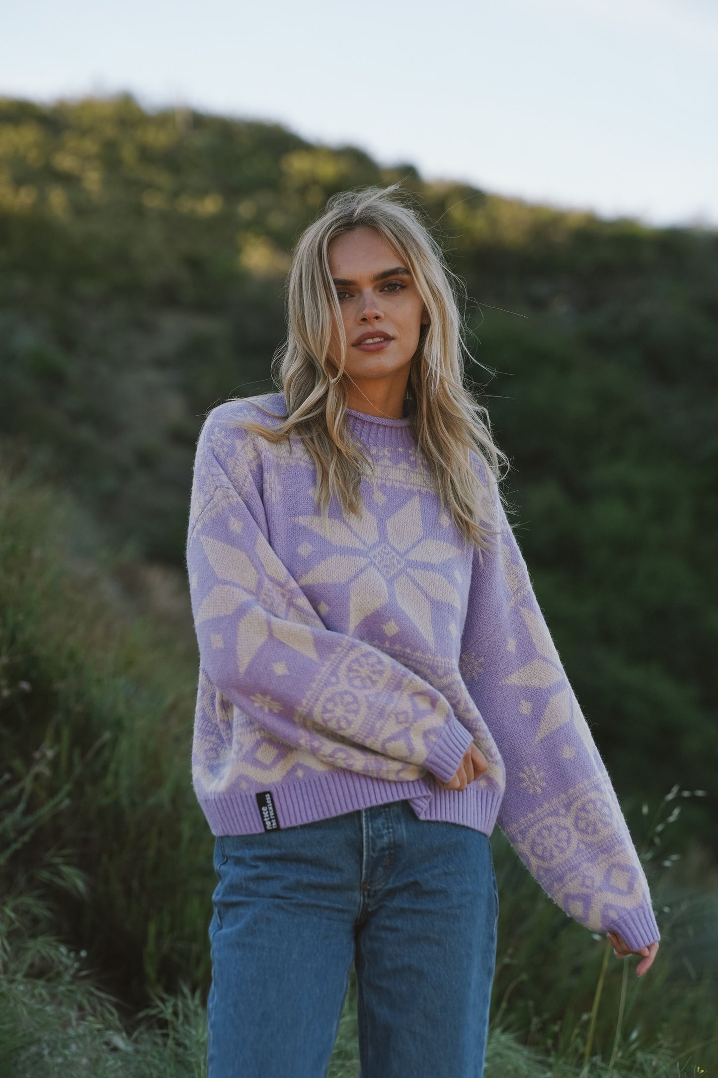 Alta Lilac Sweater