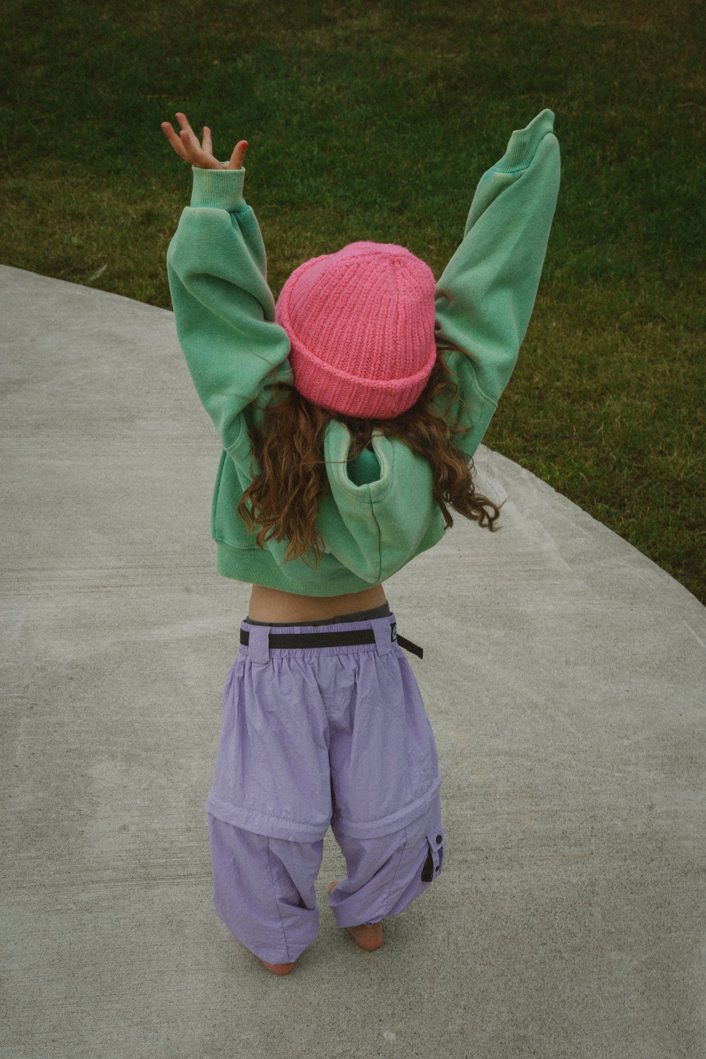 Lilac Kids Zip-Off Pants