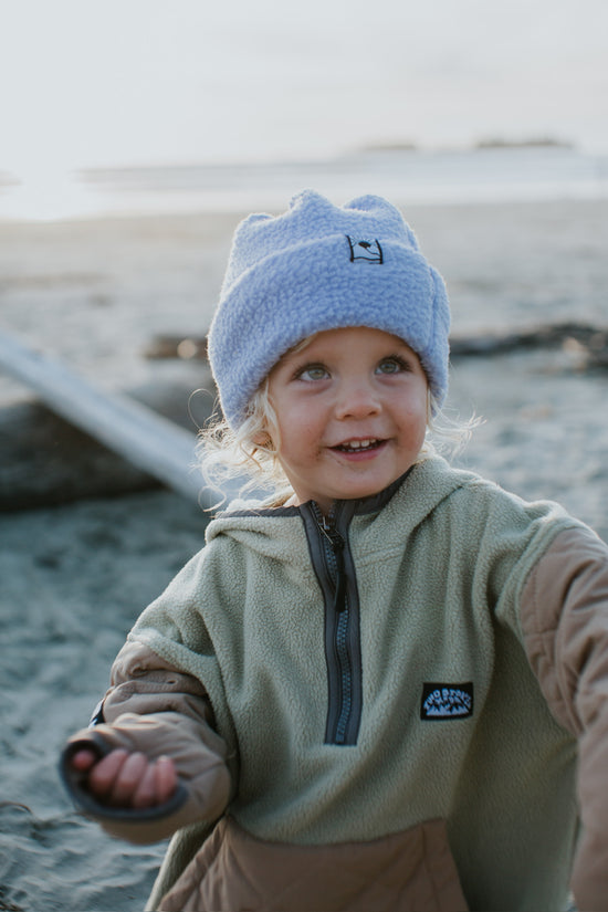 Indigo Fleece Kids Beanie