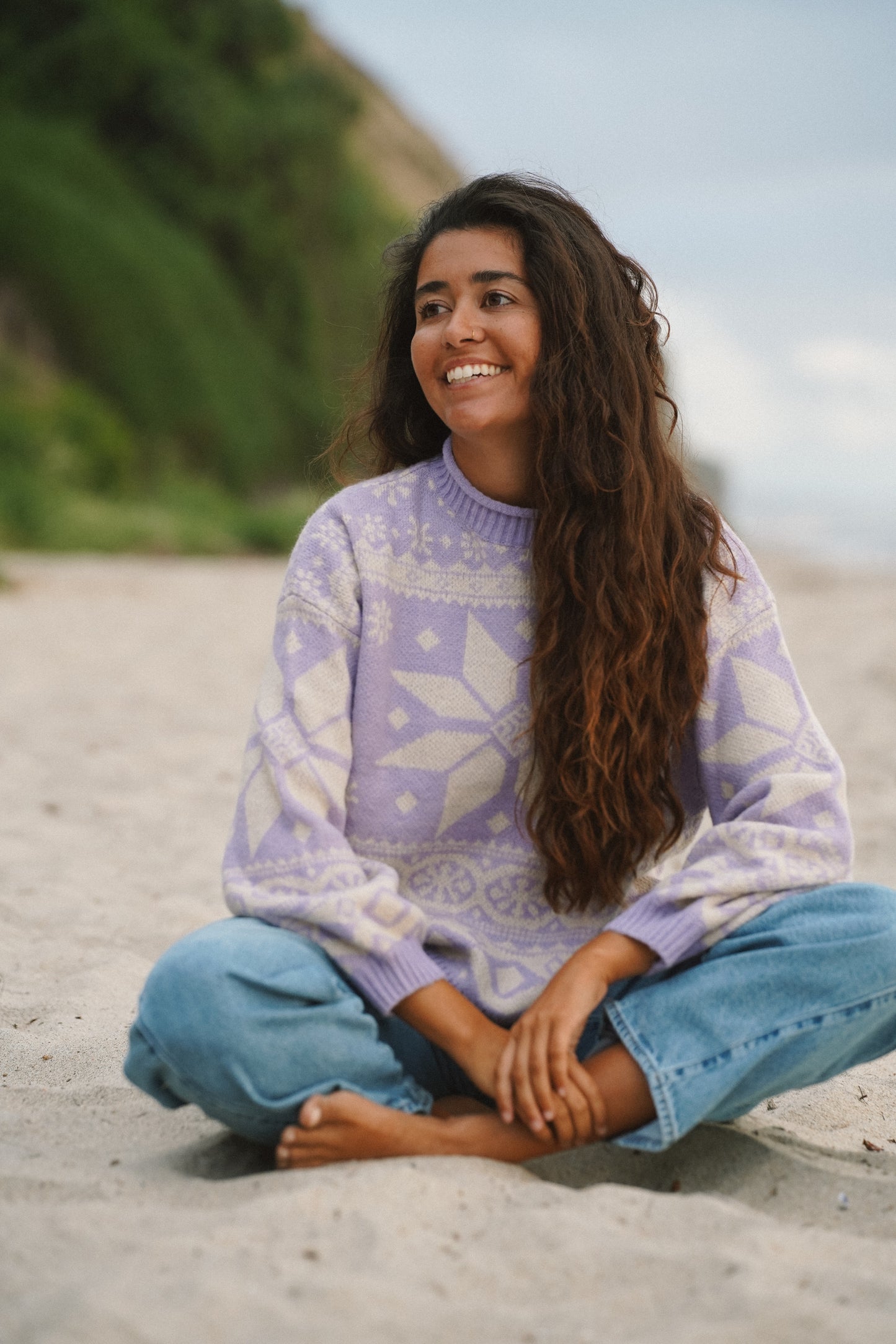 Alta Lilac Sweater