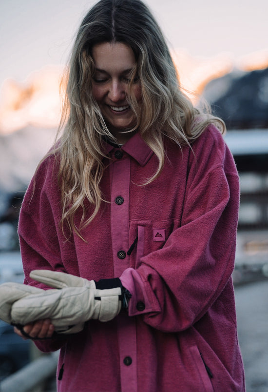 Burgundy Shacket