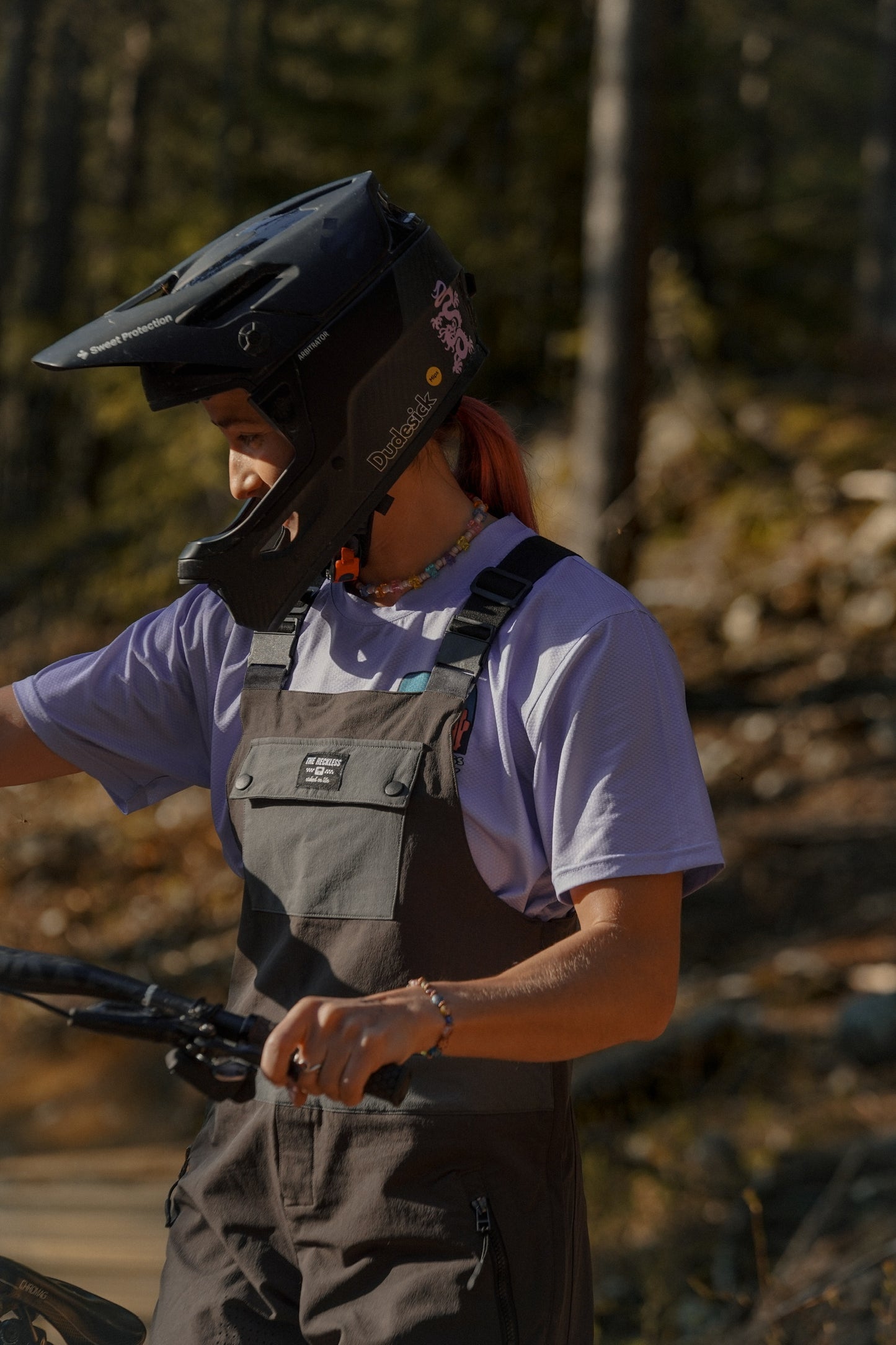 Charcoal MTB Bib