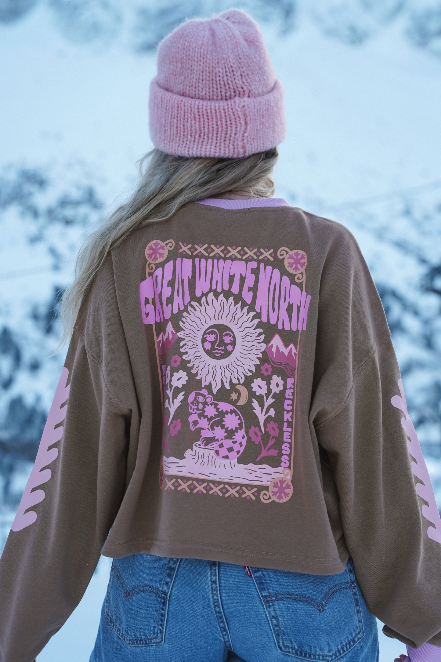 Great White North Cropped Long Sleeve