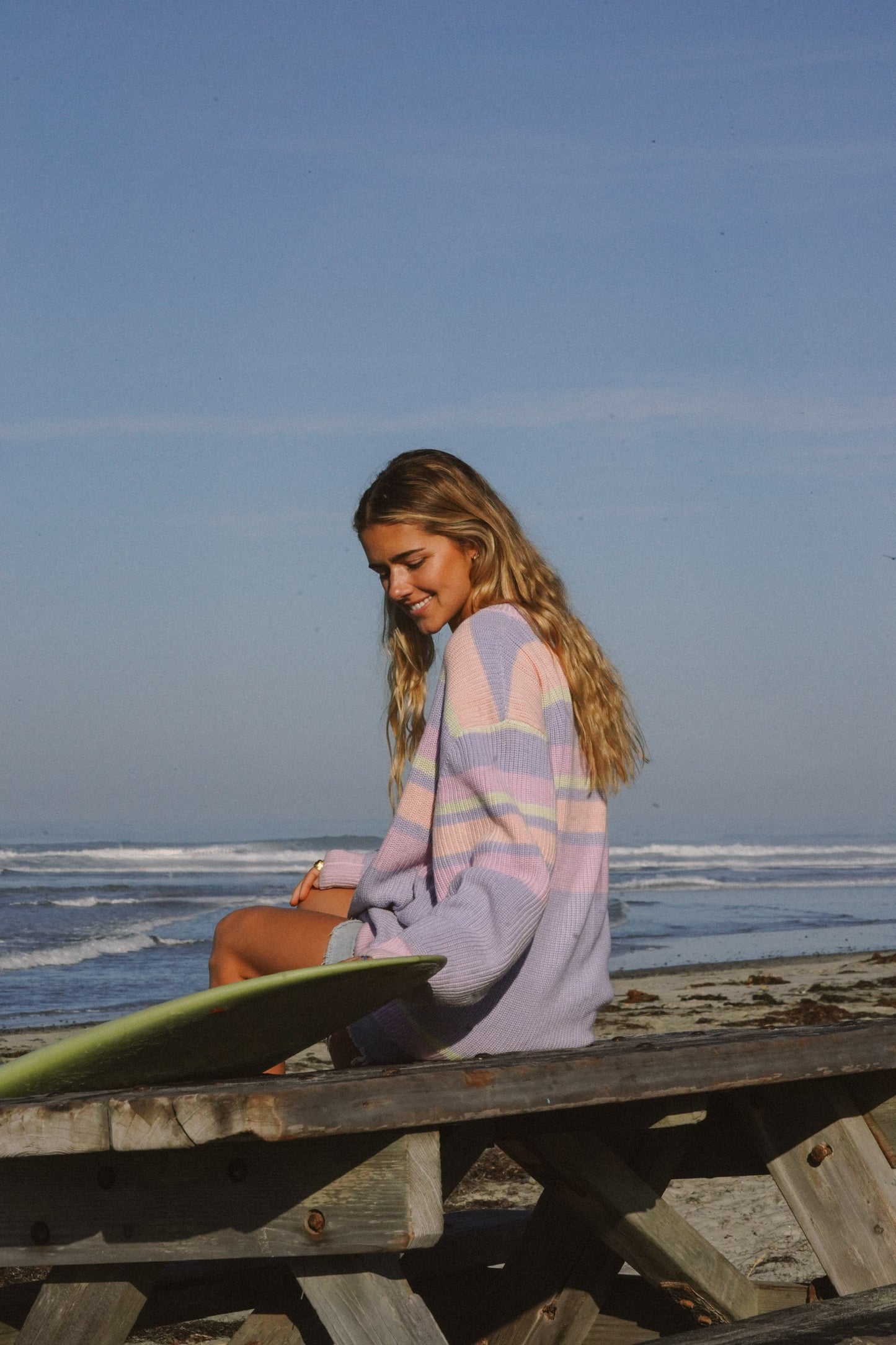 Morning Mist Knit Sweater