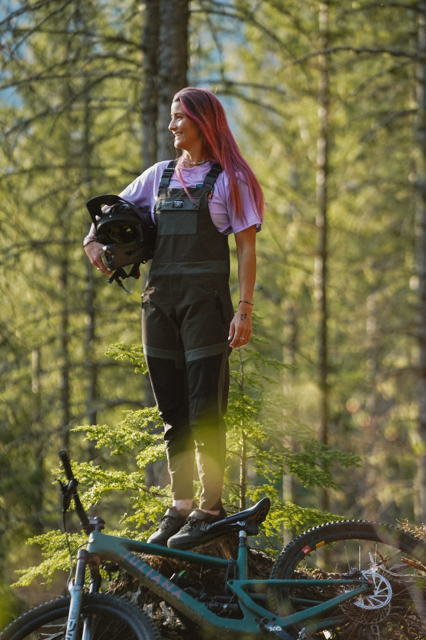 Charcoal MTB Bib