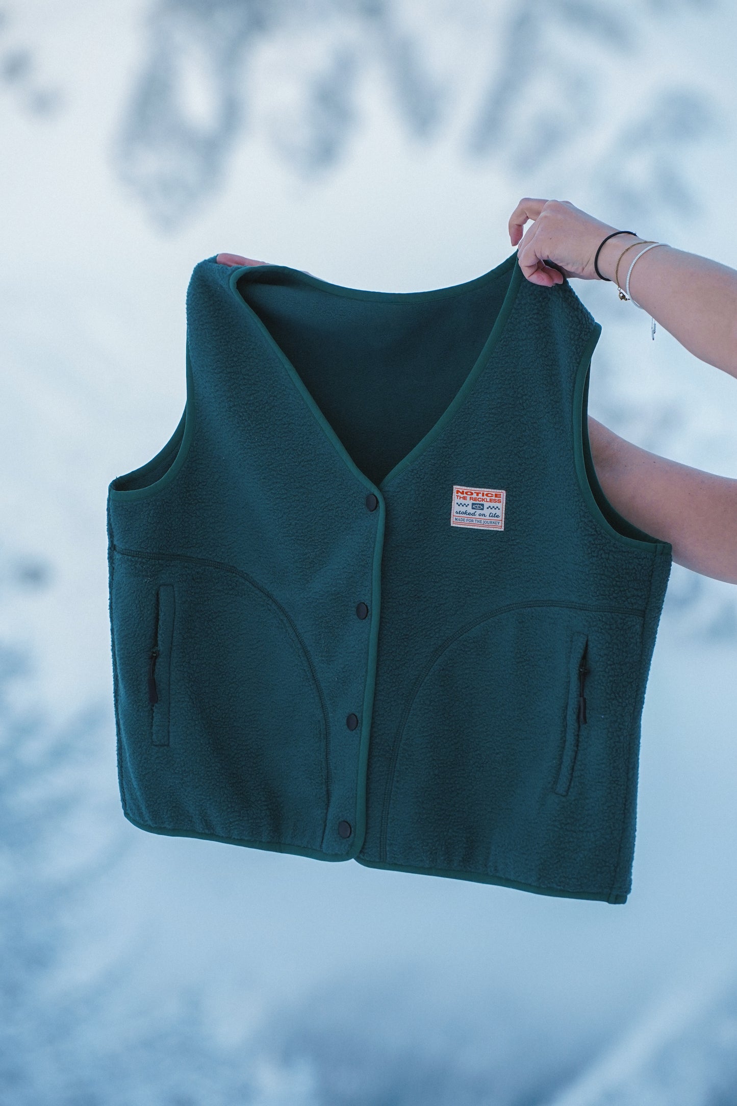 Emerald Cropped Vest