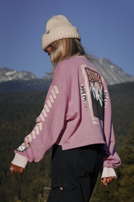 No Bad Days Cropped Long Sleeve