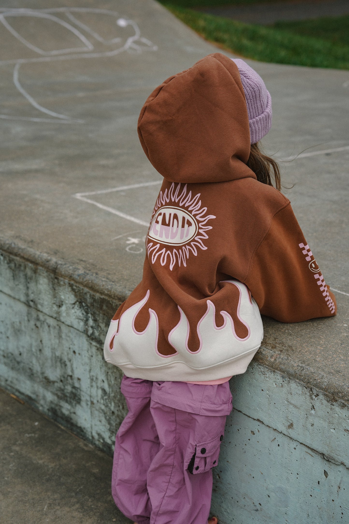 Okayest Rider Oversized Kids Hoodie