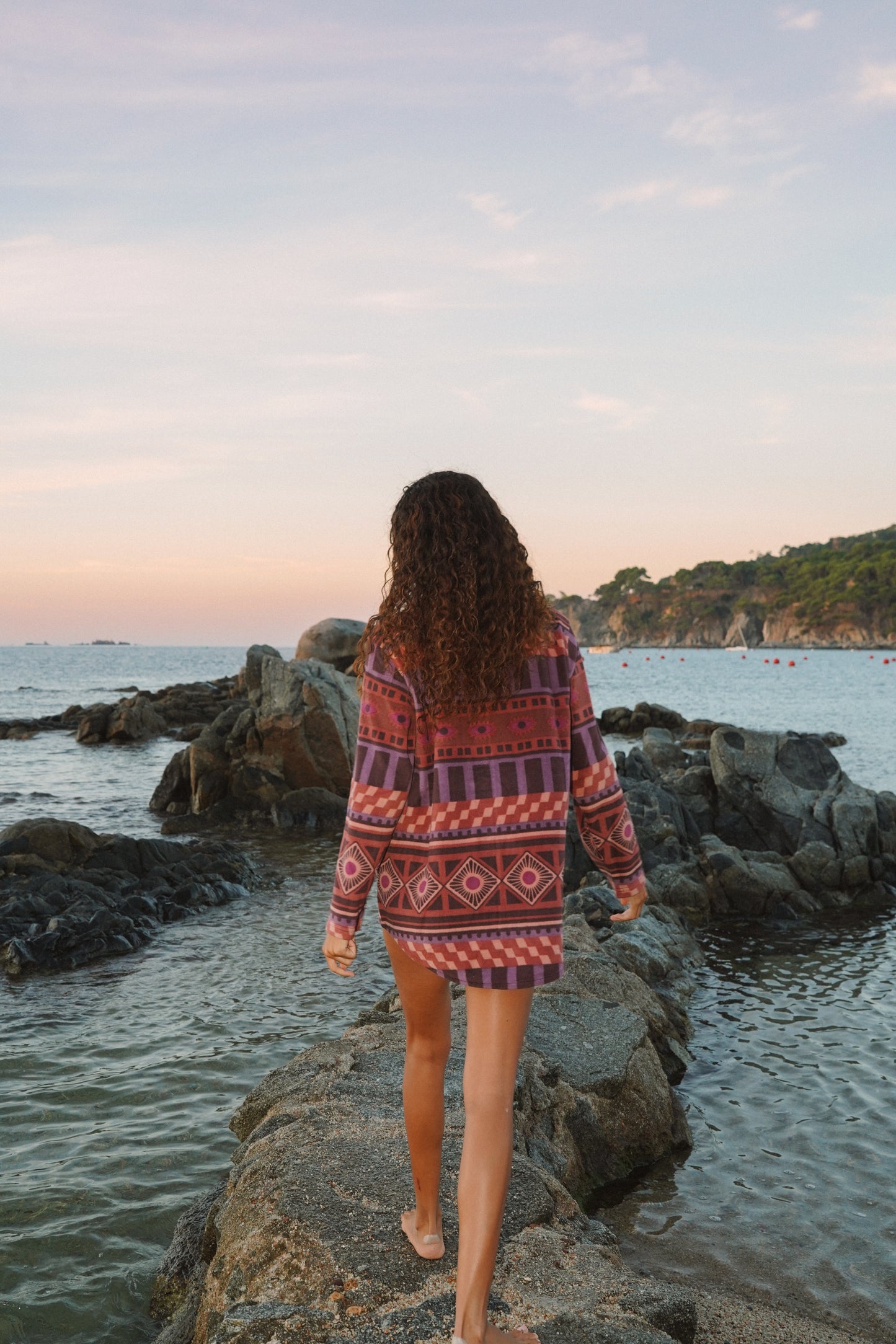 Moonridge Patterned Fleece Shirt