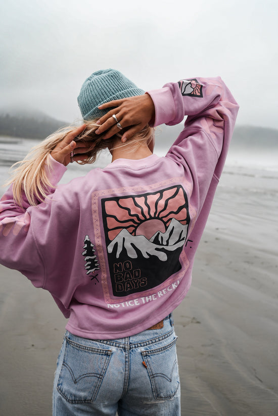 No Bad Days Cropped Long Sleeve