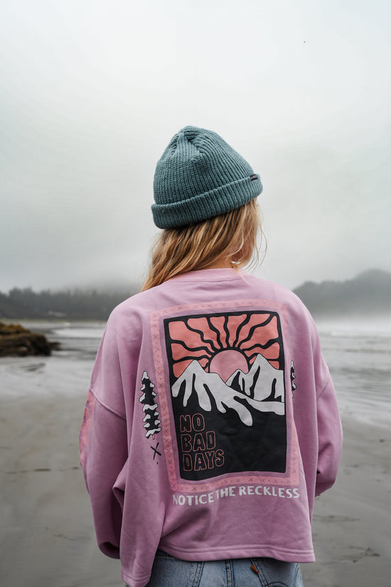 No Bad Days Cropped Long Sleeve