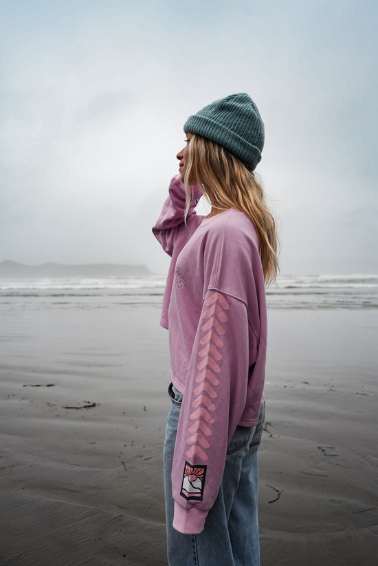 No Bad Days Cropped Long Sleeve