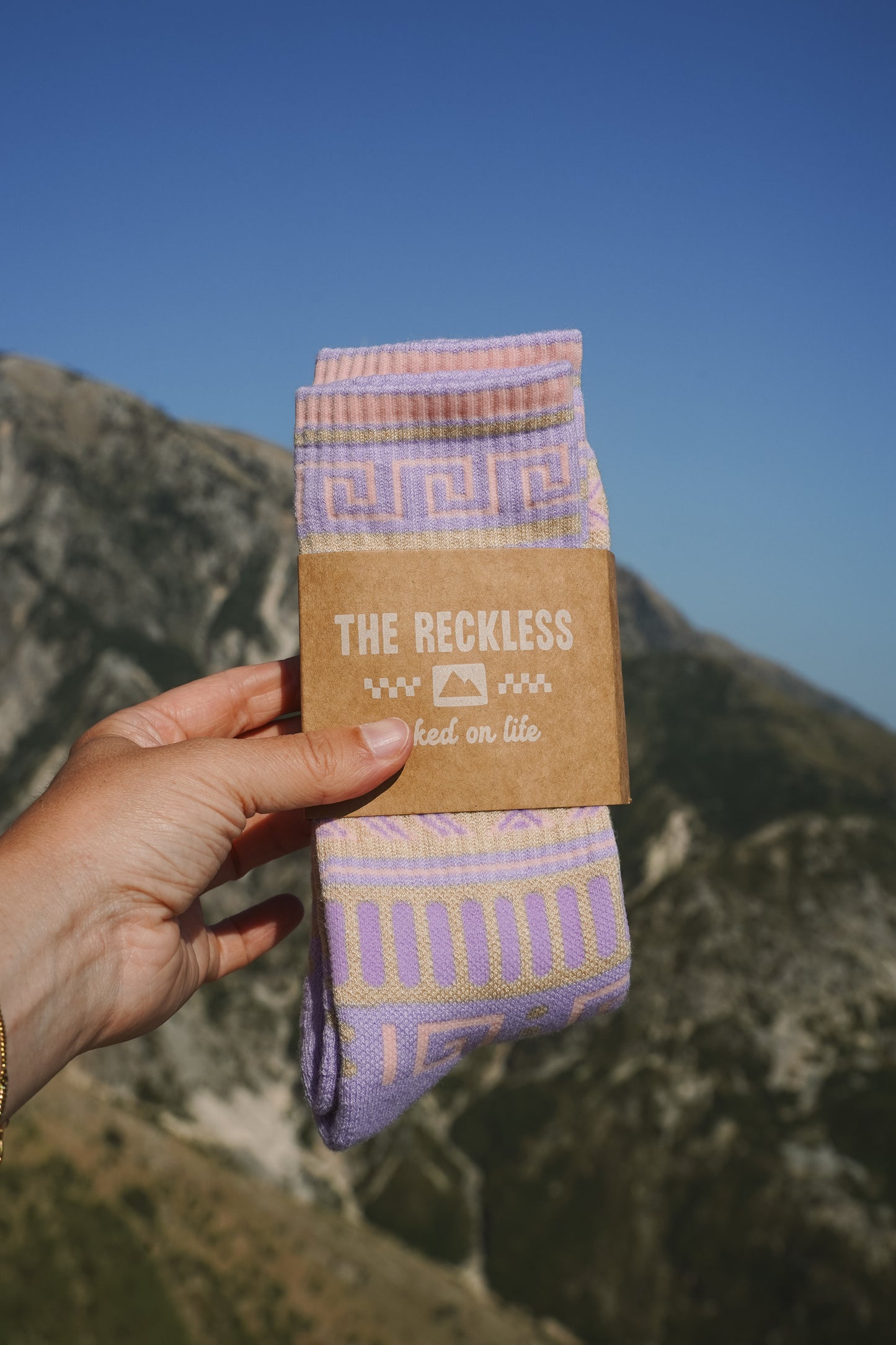 Alpine Lavender Warm Socks