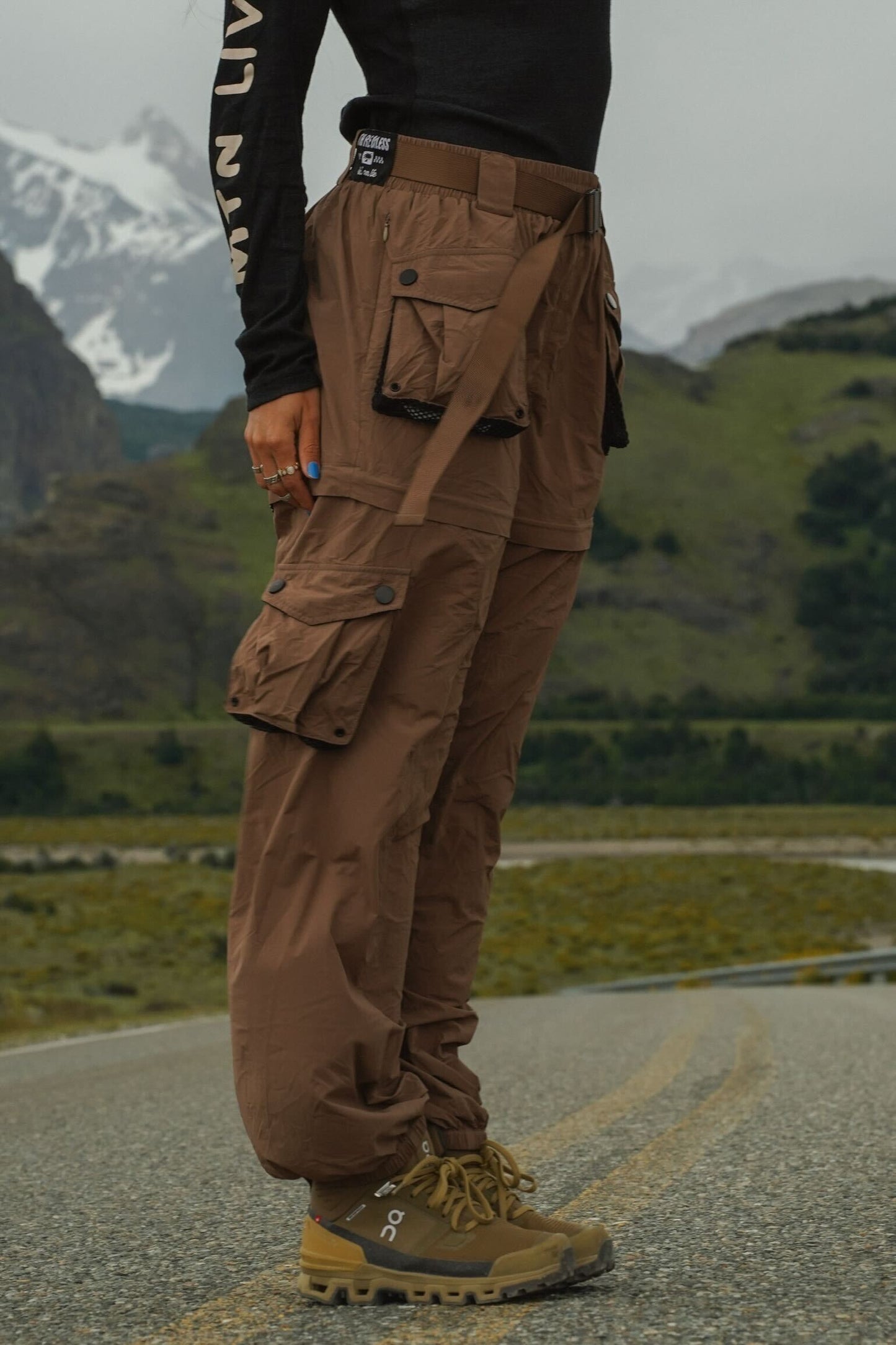 Walnut Zip-Off Pants