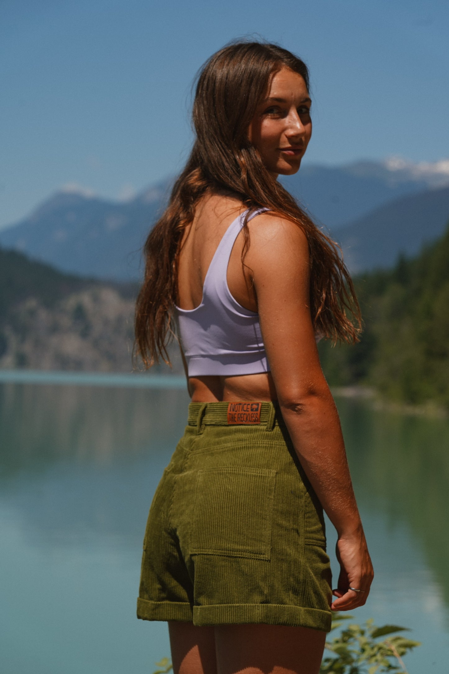 Forest Green Corduroy Shorts
