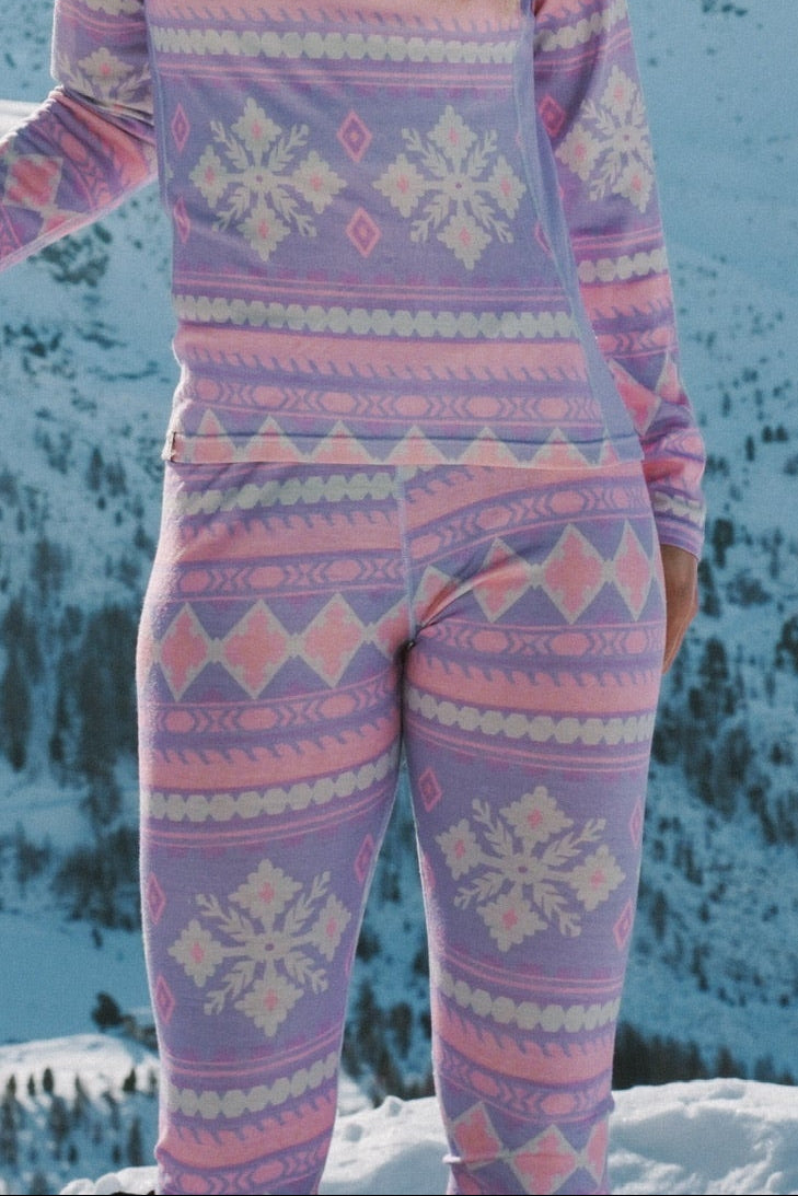 Winter Bloom Merino Base Layer - Bottom