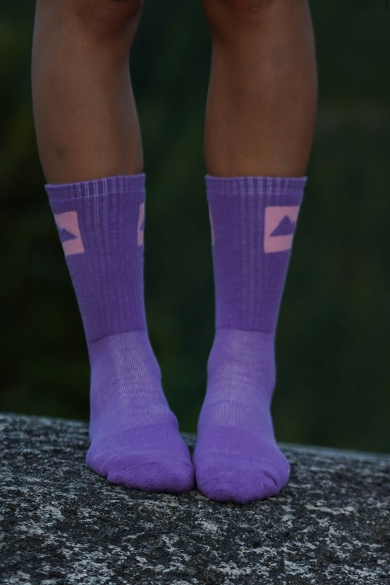 Purple Warm Socks