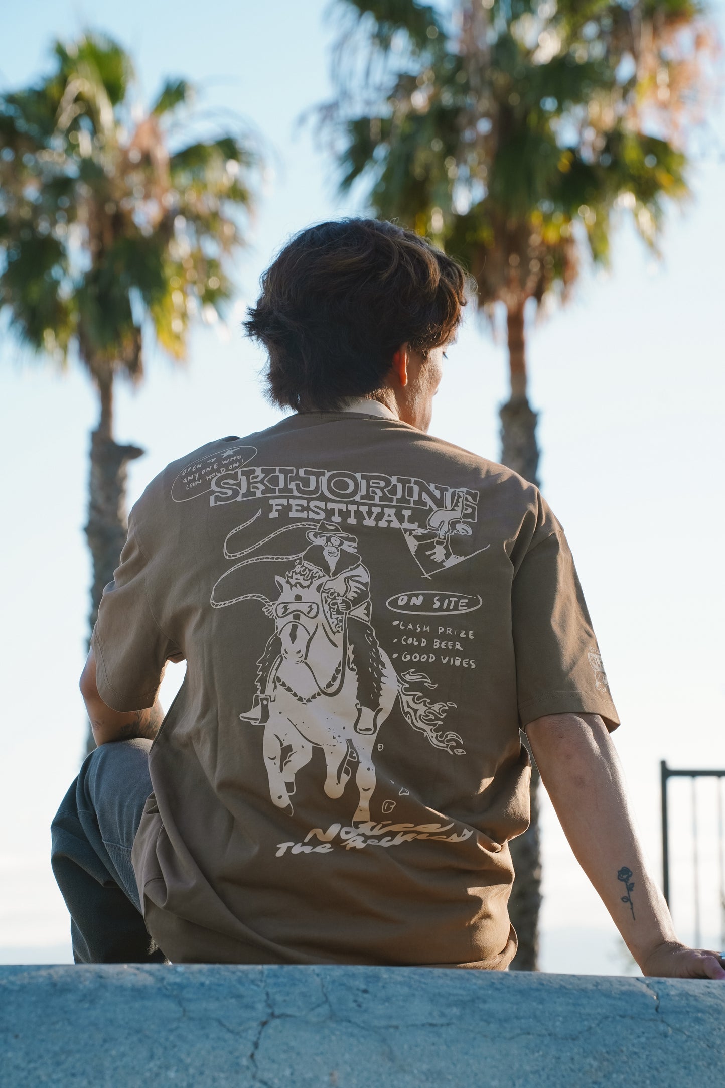 Skijoring Men's Tee