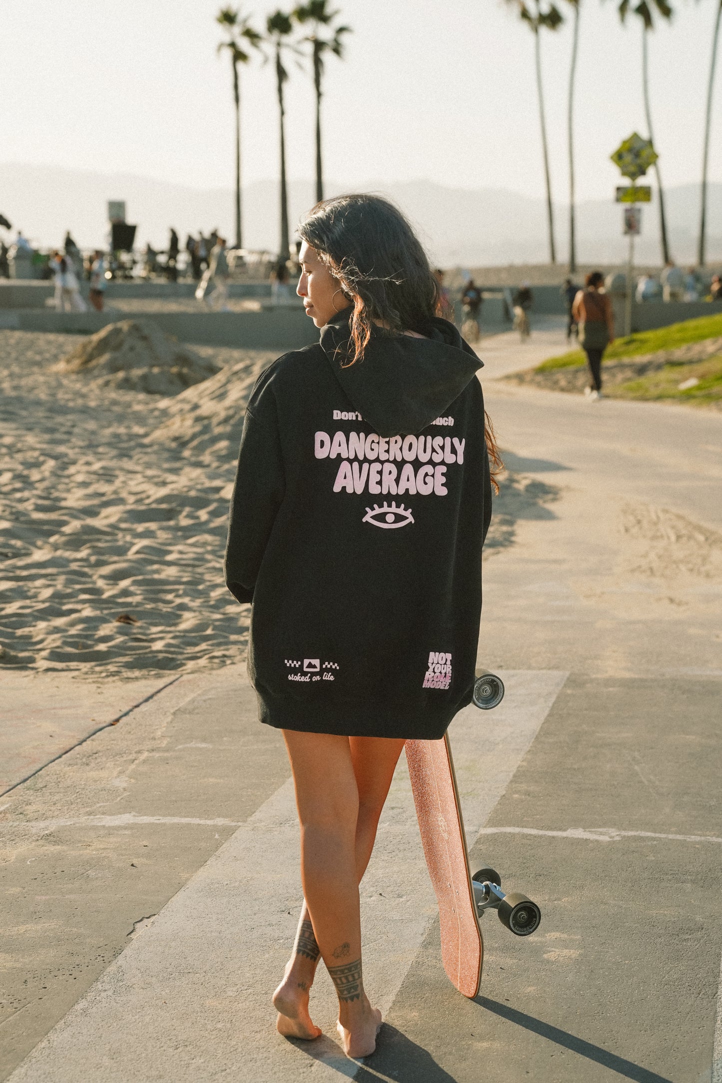 Dangerously Average Oversized Hoodie