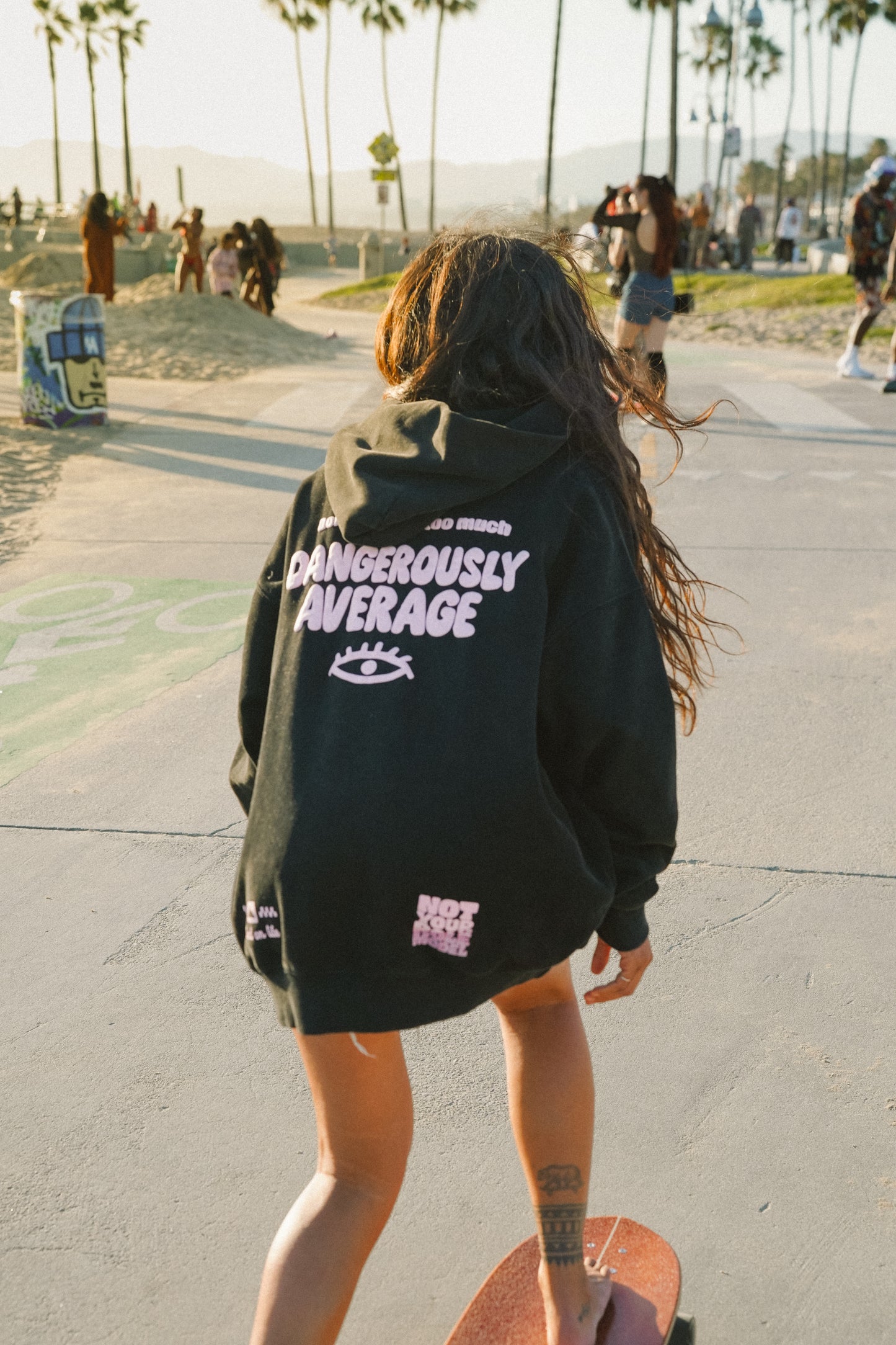 Dangerously Average Oversized Hoodie