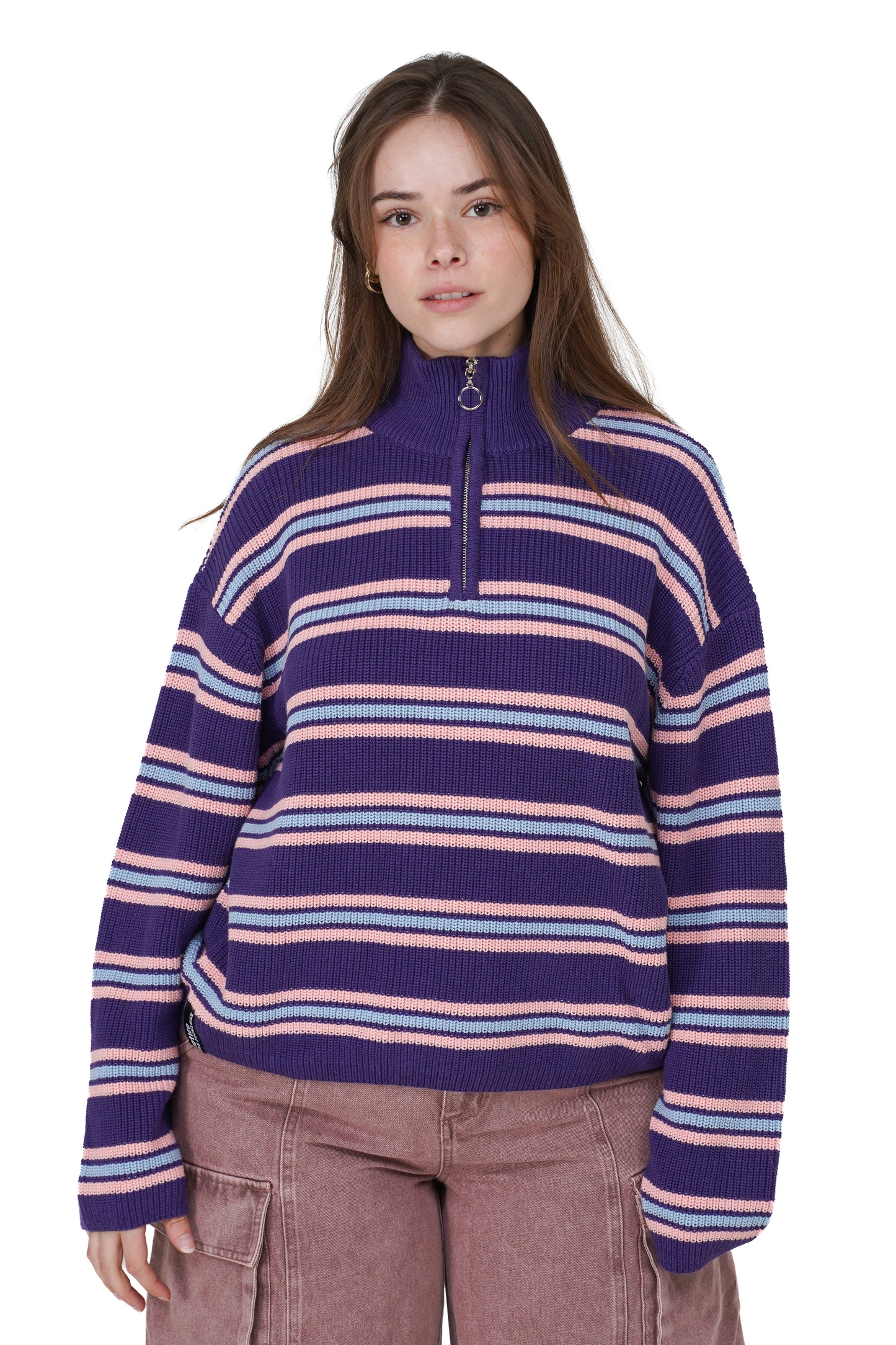 Arctic Dawn Half Zip Sweater