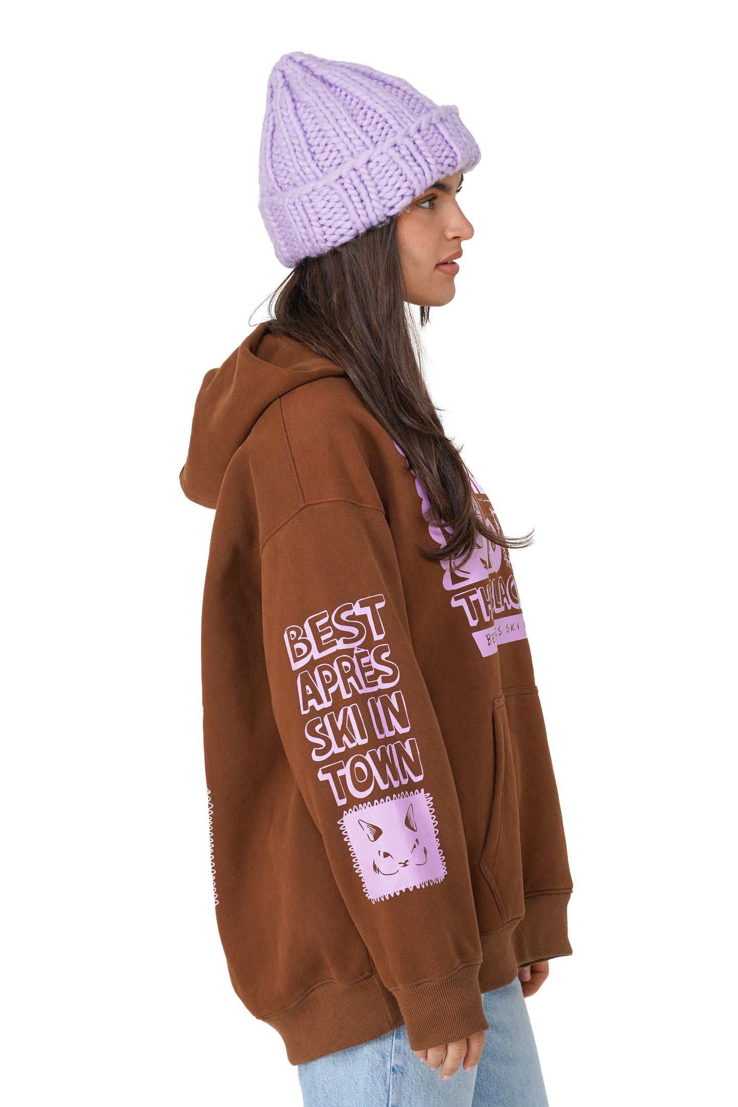 Black Cat Oversized Hoodie
