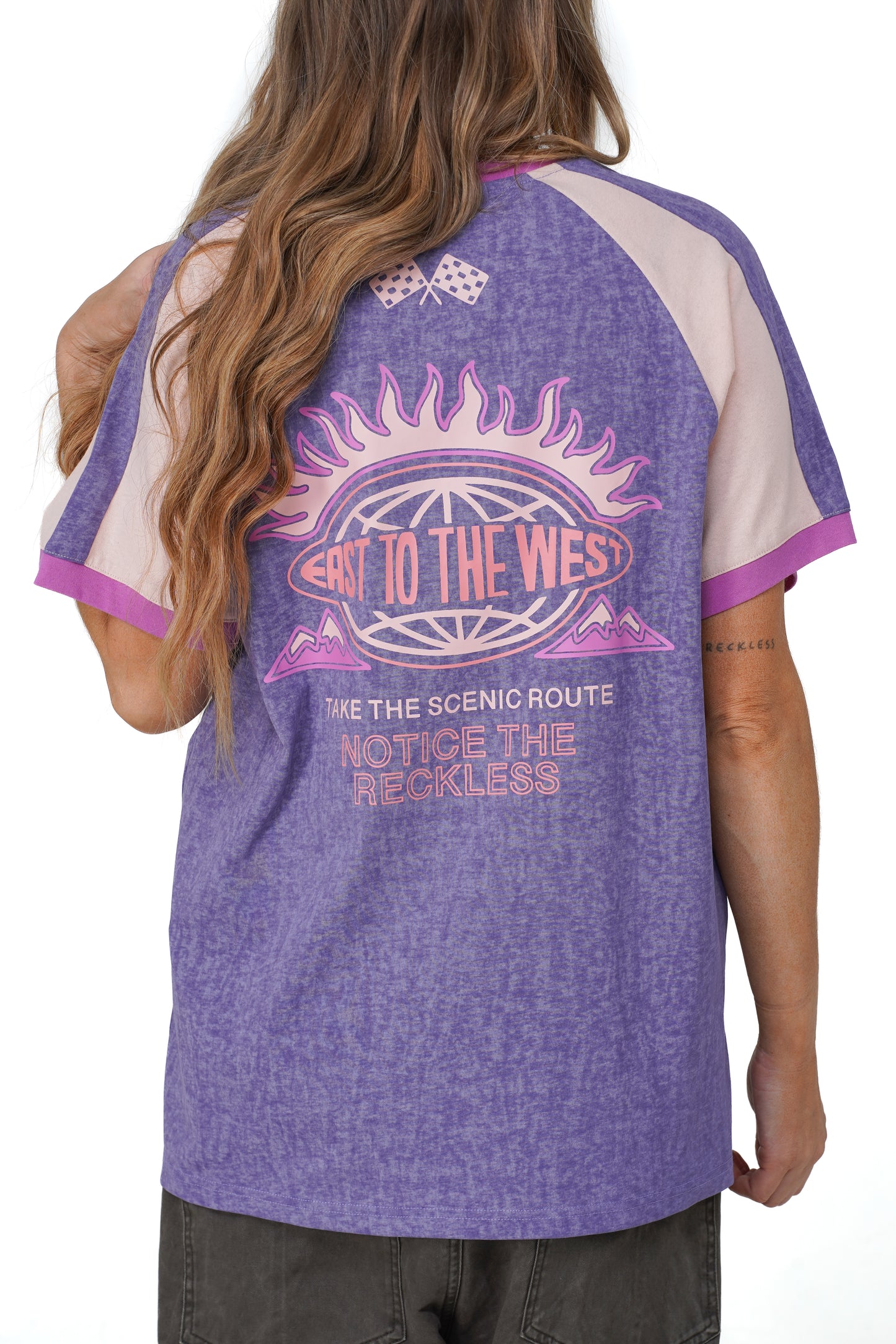 Scenic Route Raglan Oversized Tee