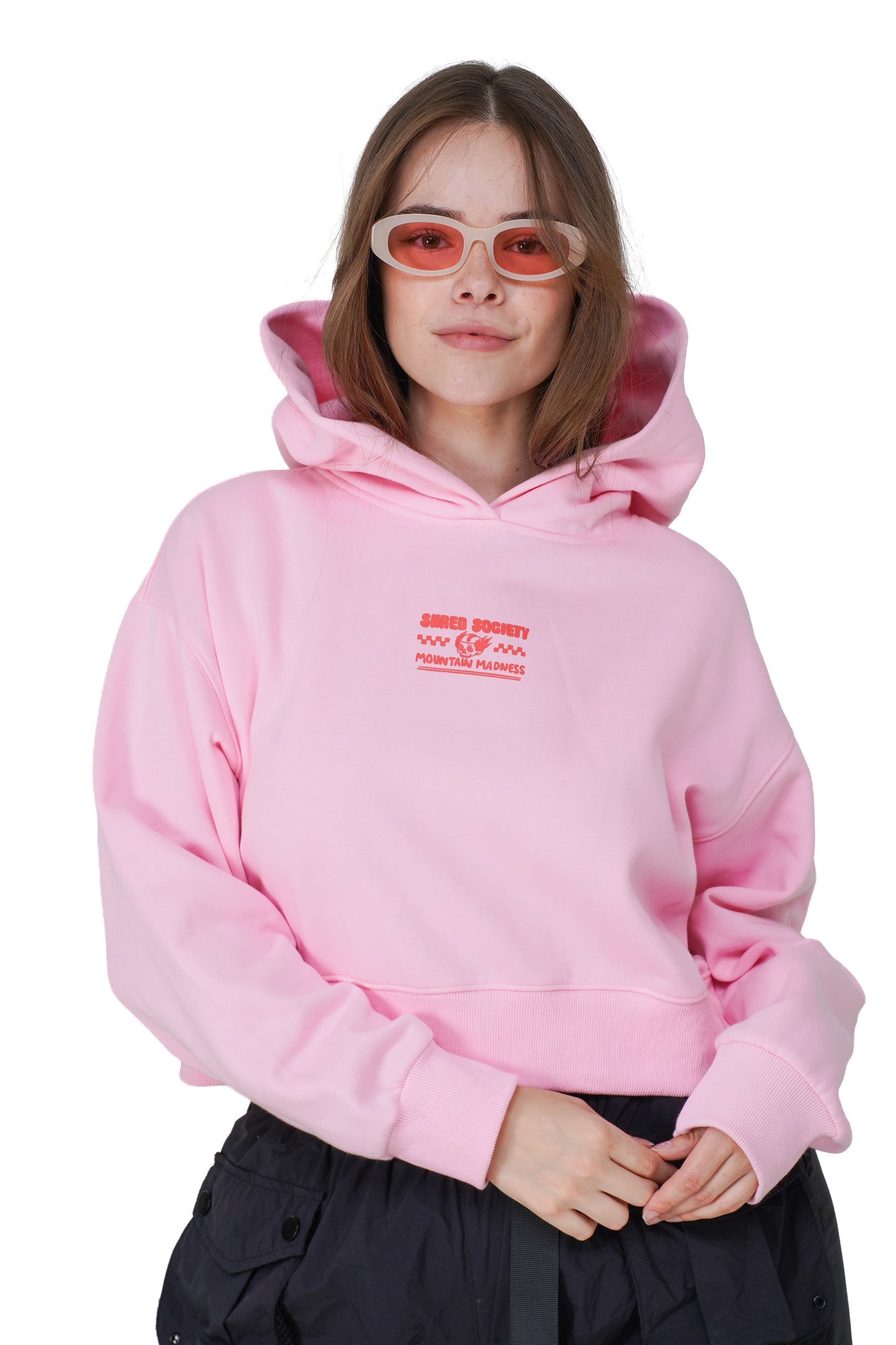 Okayest Rider Cropped Hoodie