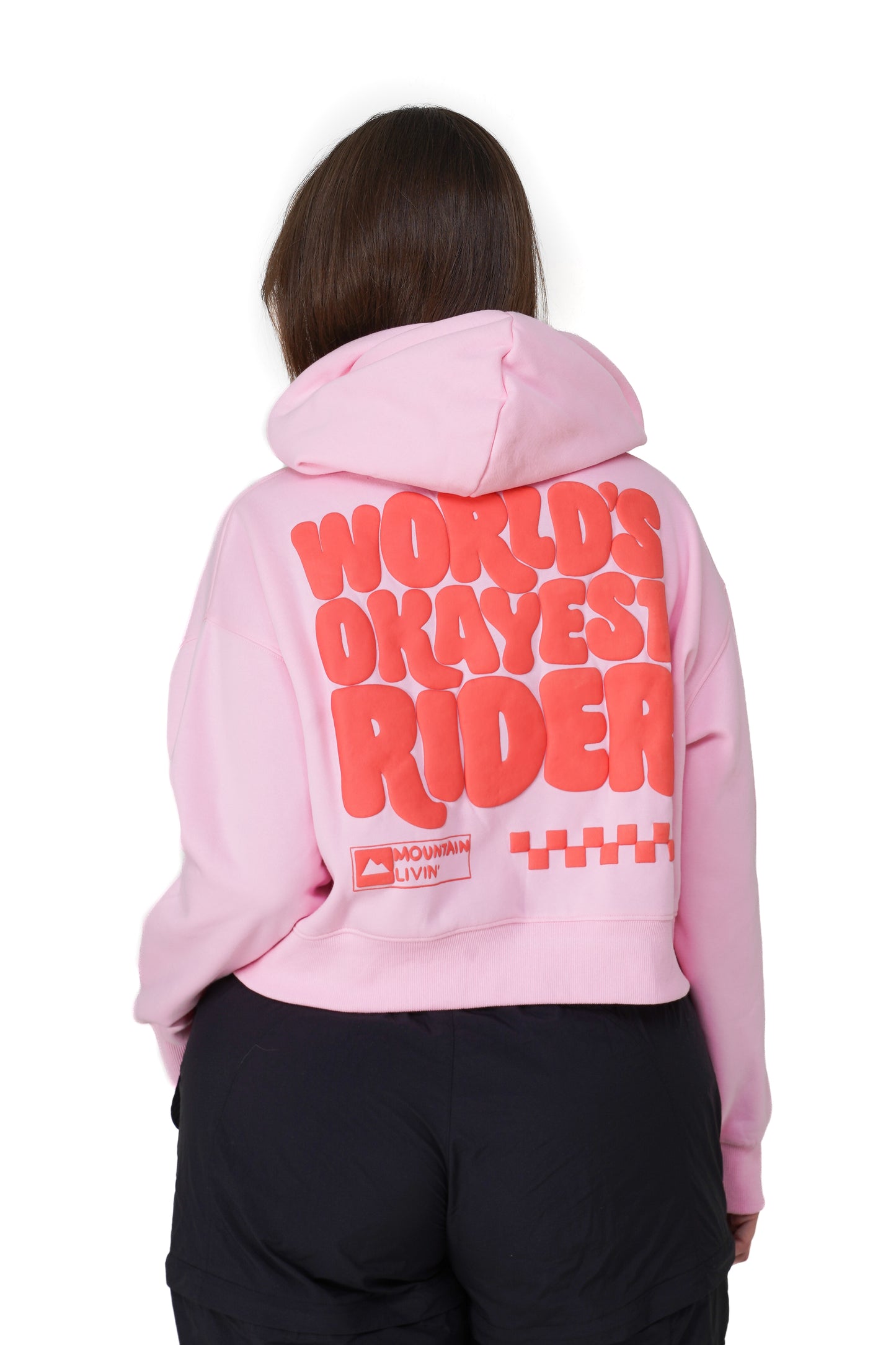 Okayest Rider Cropped Hoodie