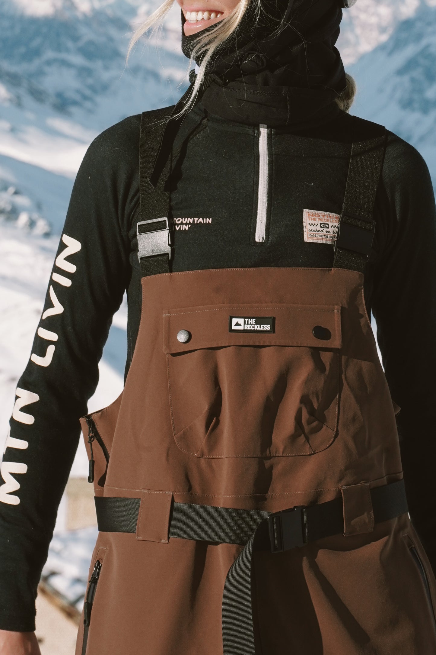 Mudstone 3-Layer Outer Shell Bib