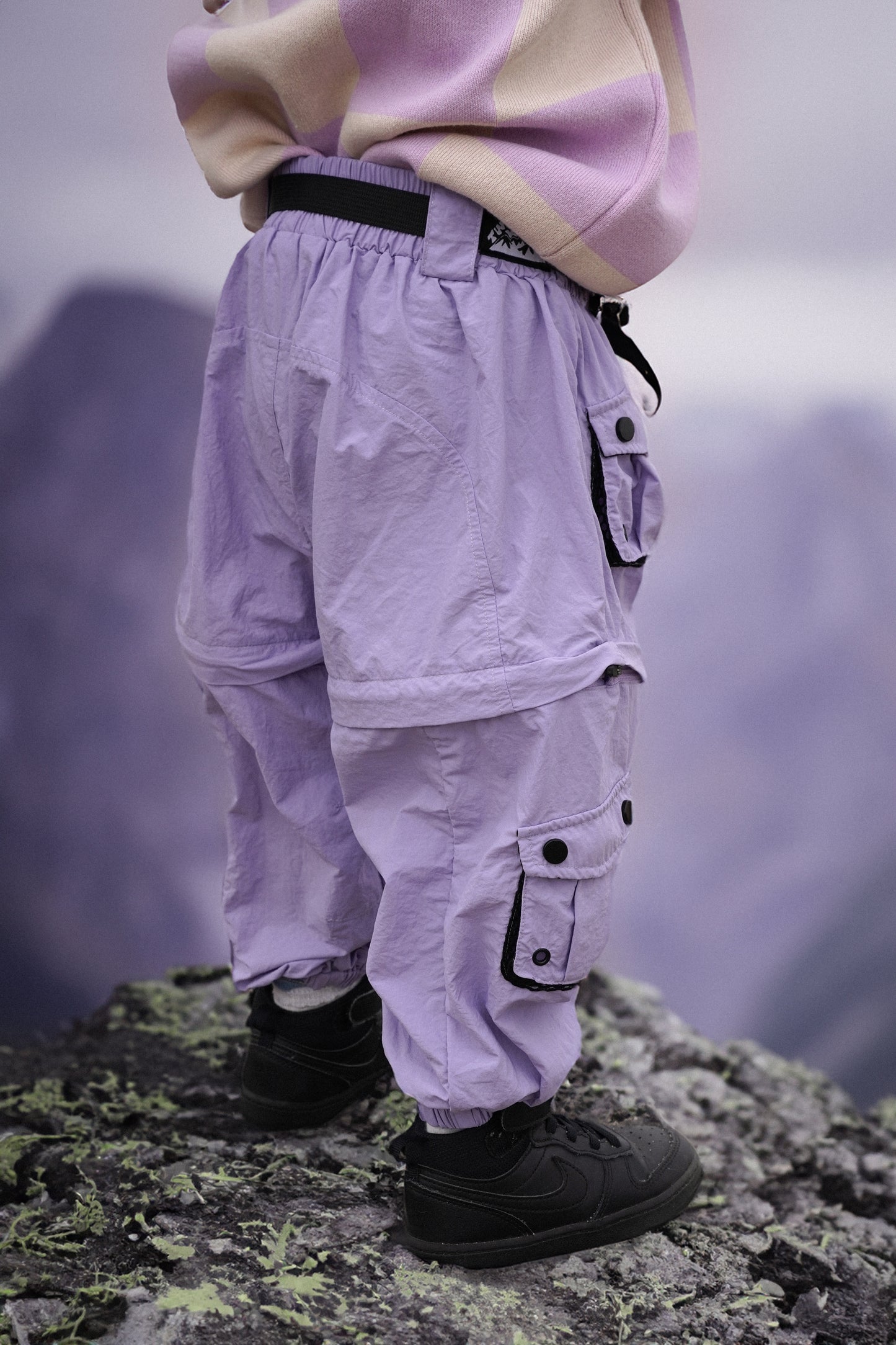 Lilac Kids Zip-Off Pants