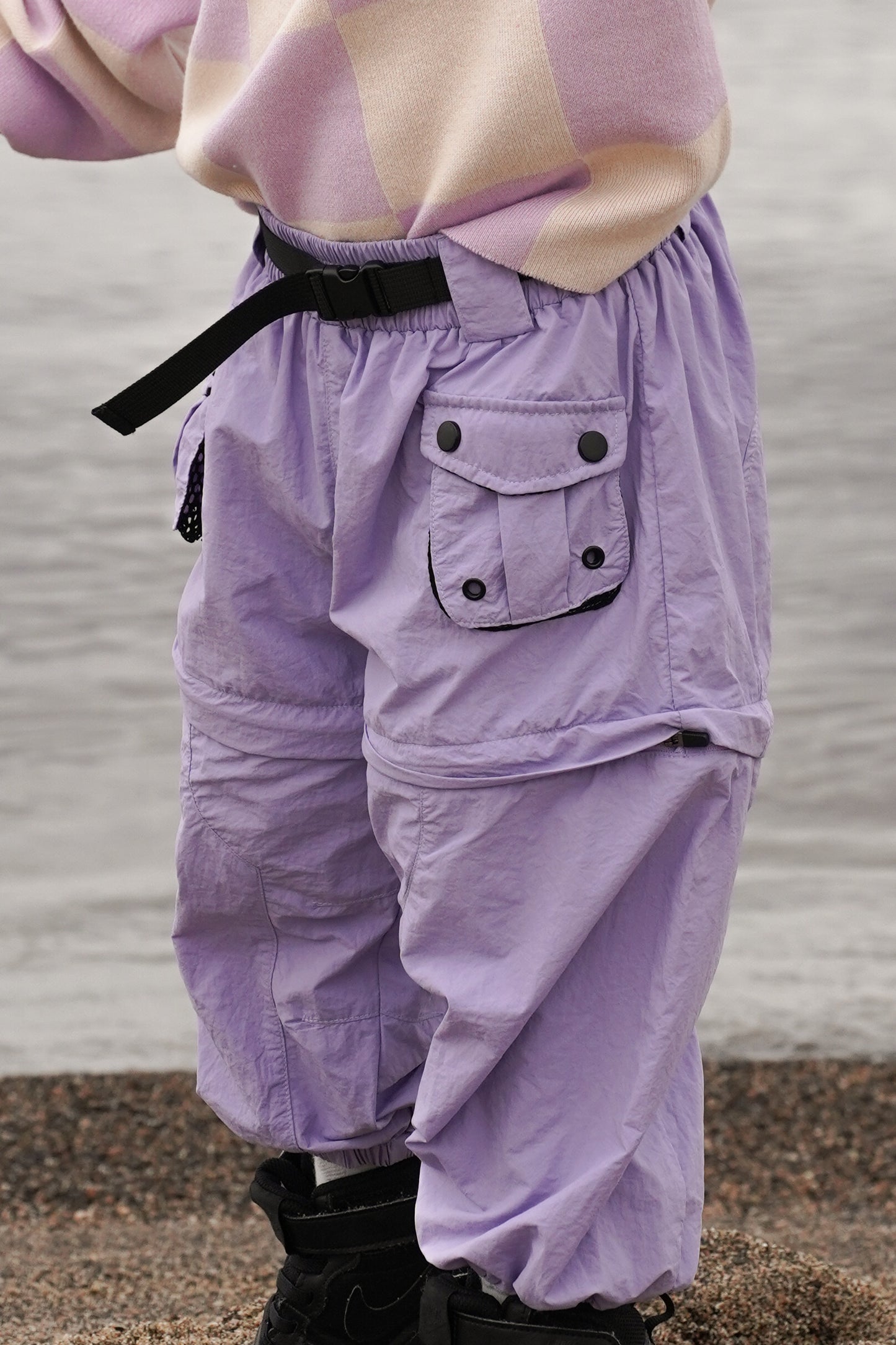 Lilac Kids Zip-Off Pants