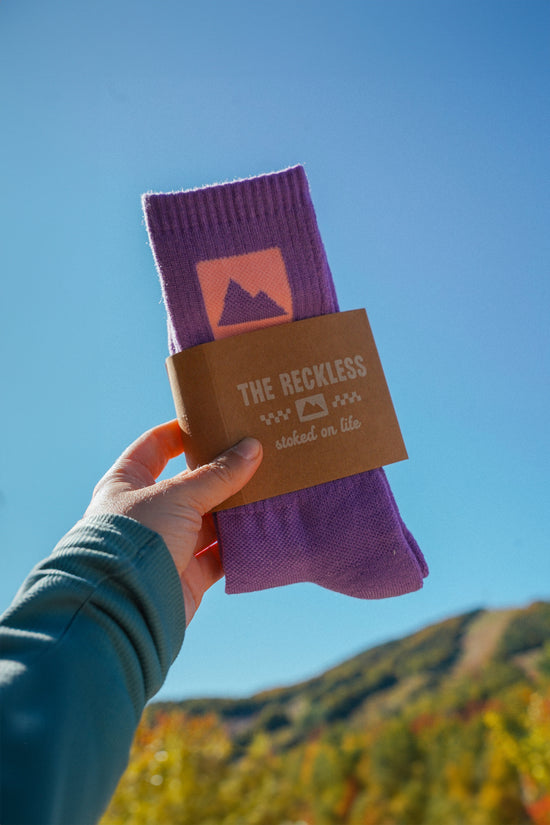 Purple Warm Socks
