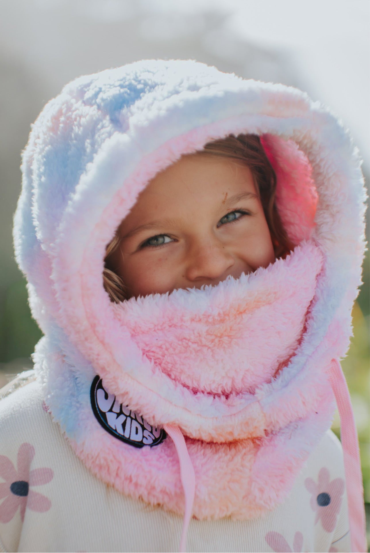 Peach Fuzz Kids Rider Hood