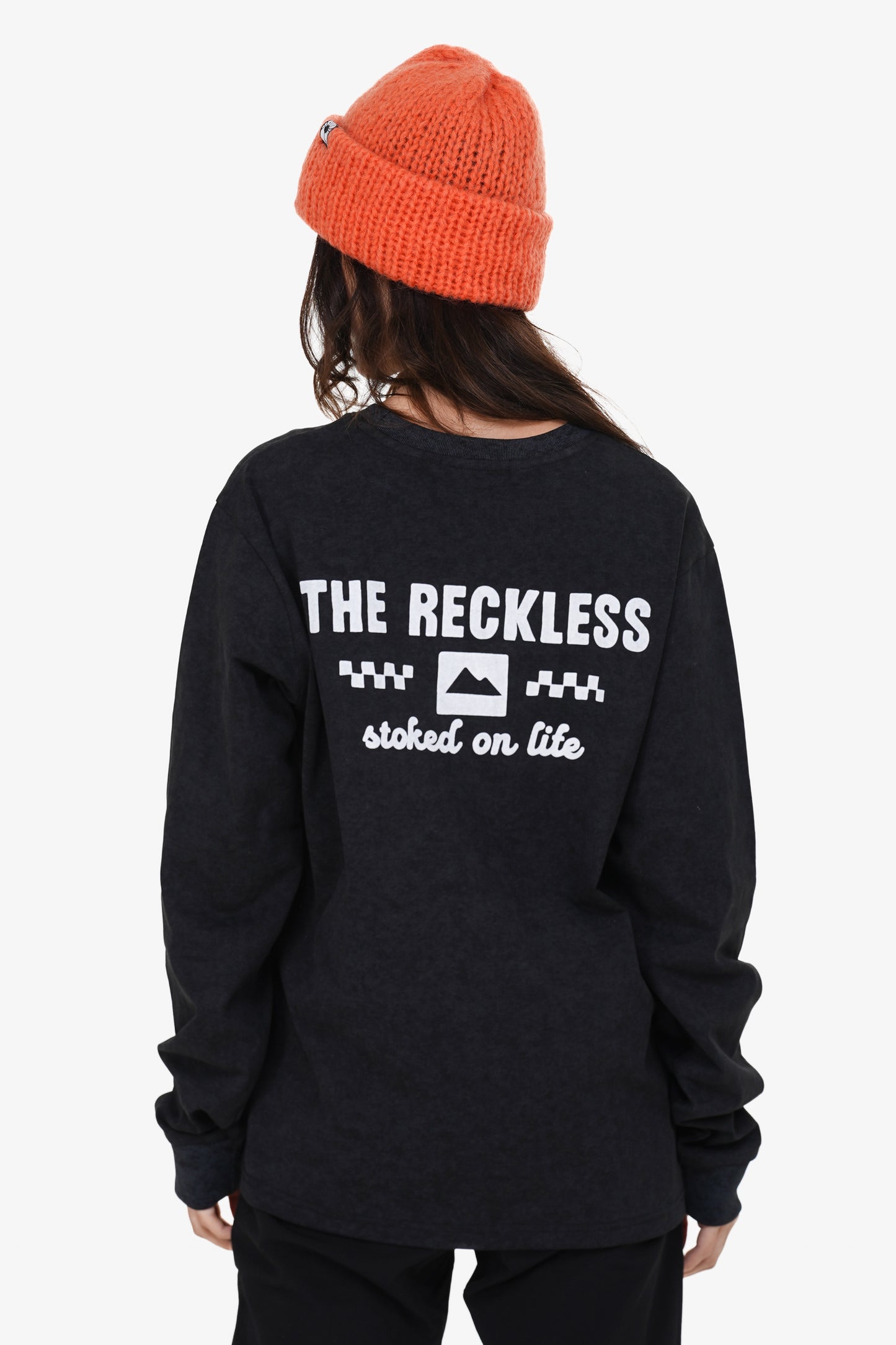 Stay Stoked Black Long Sleeve