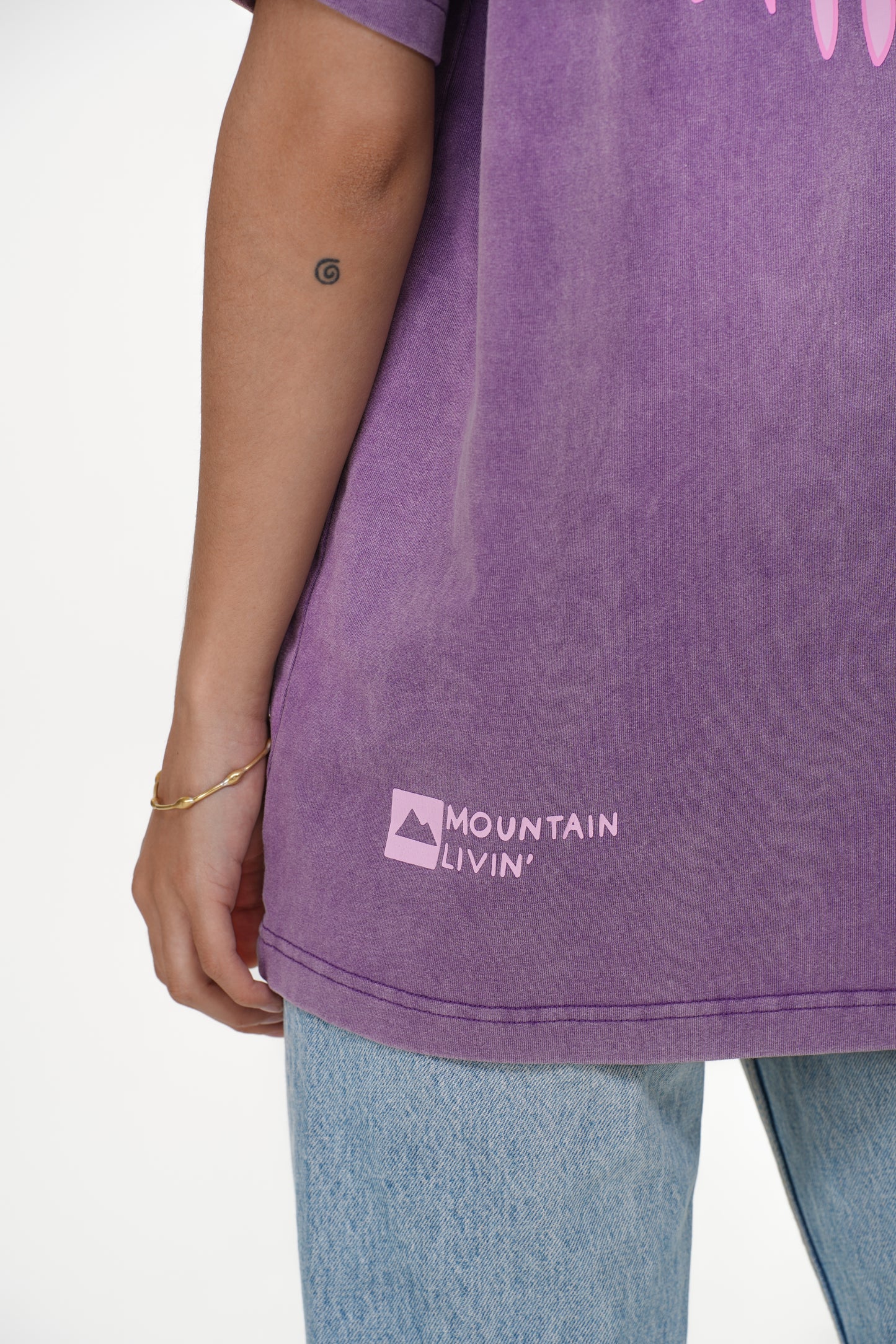 Send it Oversized Tee - Purple