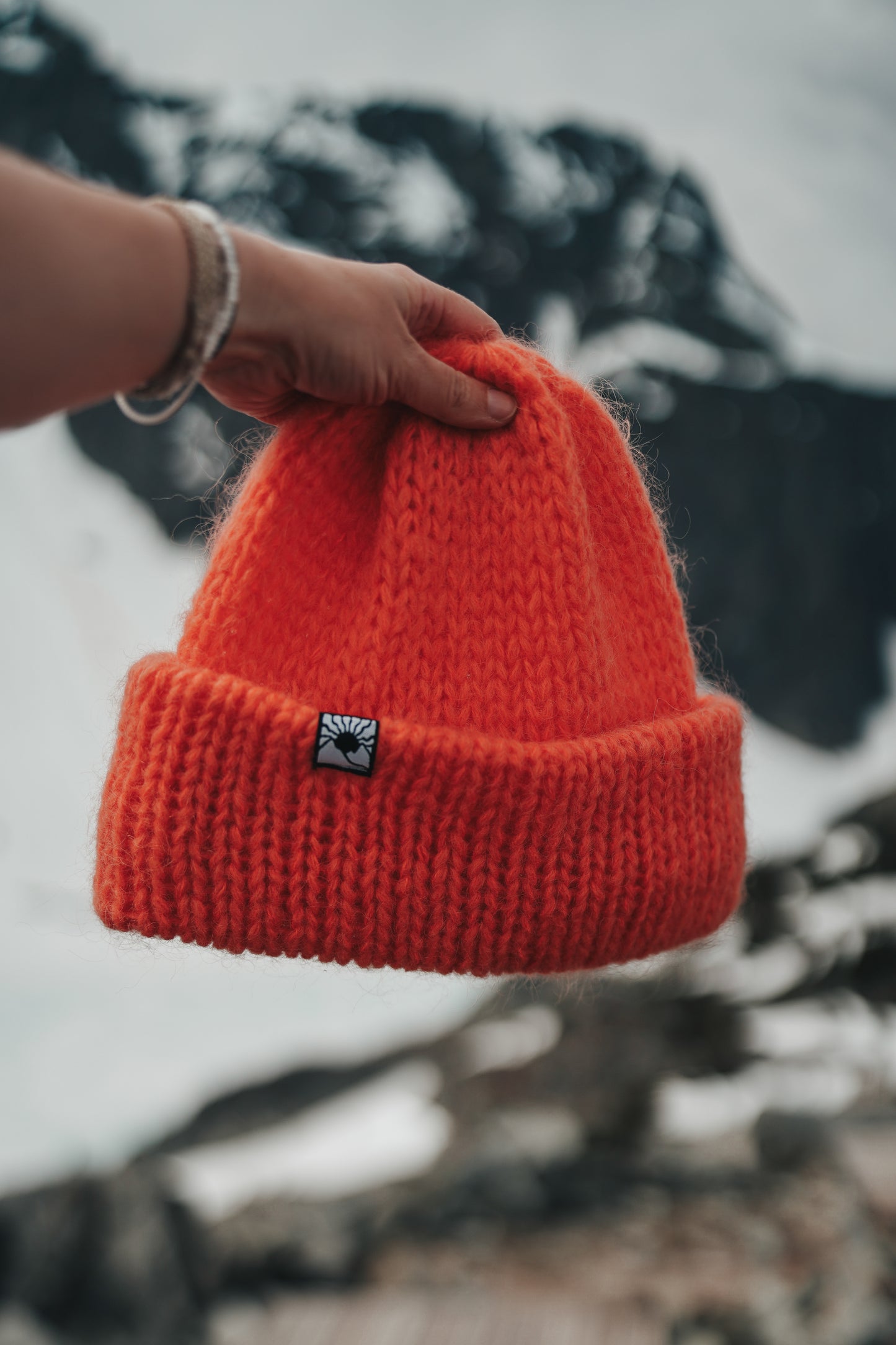 Sunset Mohair Beanie