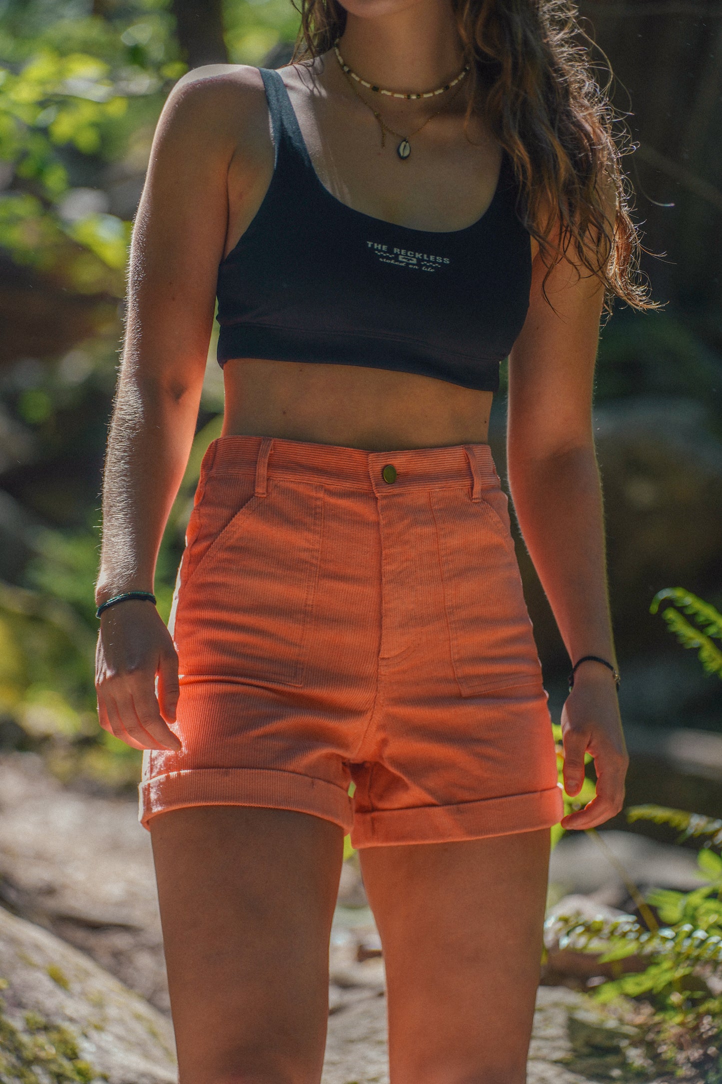 Shorts Corduroy Saumon