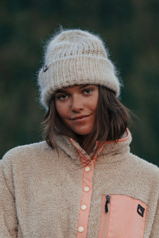 Sandstone Mohair Beanie