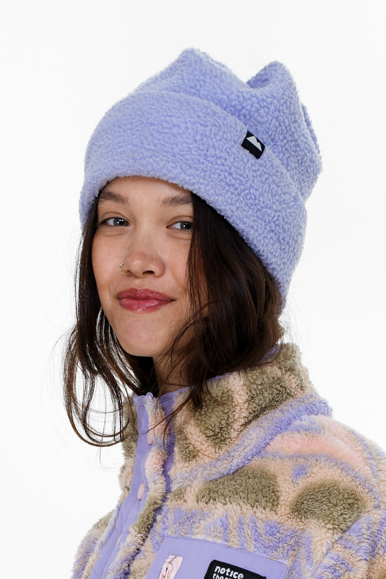 Indigo Fleece Beanie 