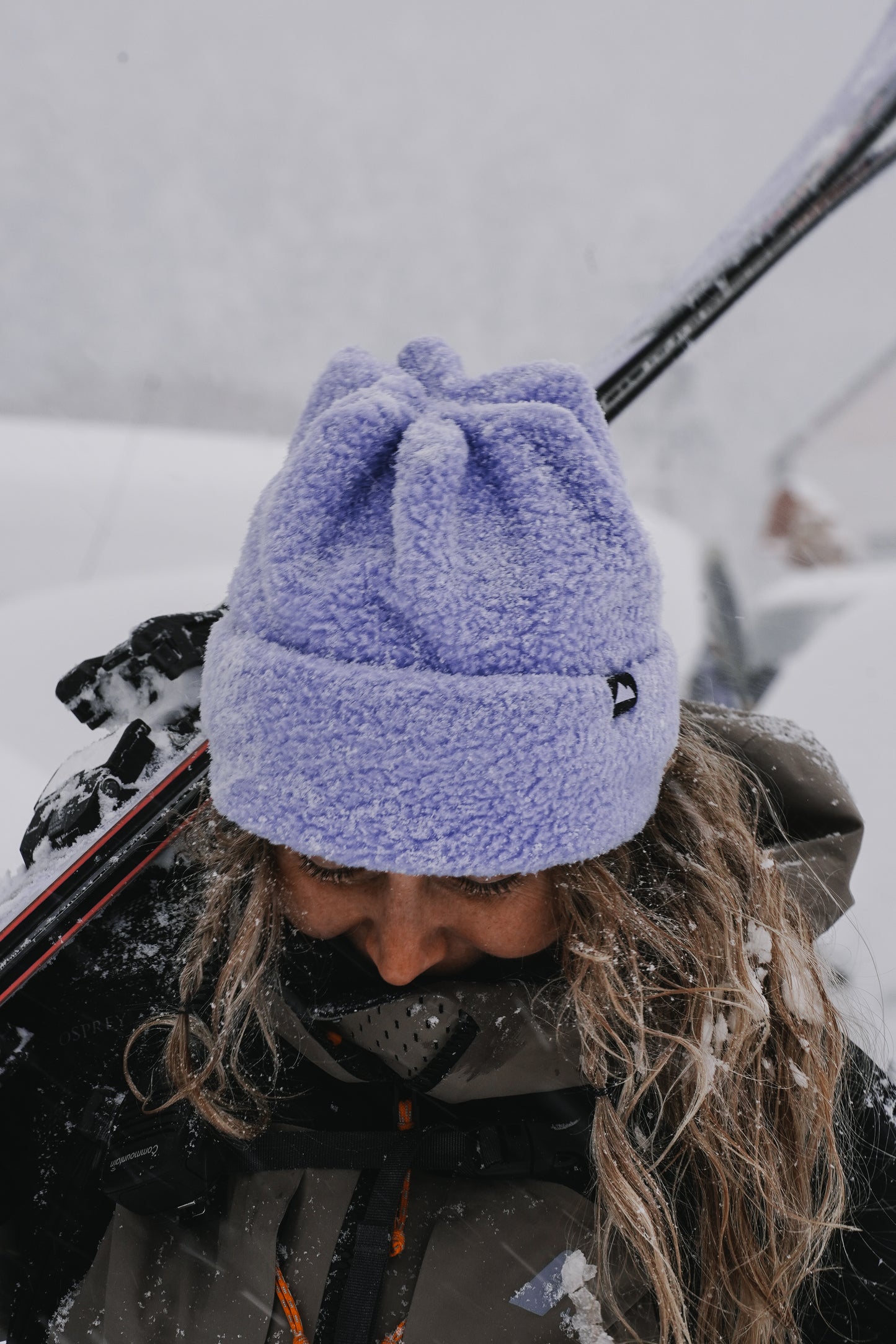 Indigo Fleece Beanie 
