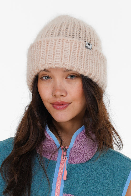 Sandstone Mohair Beanie