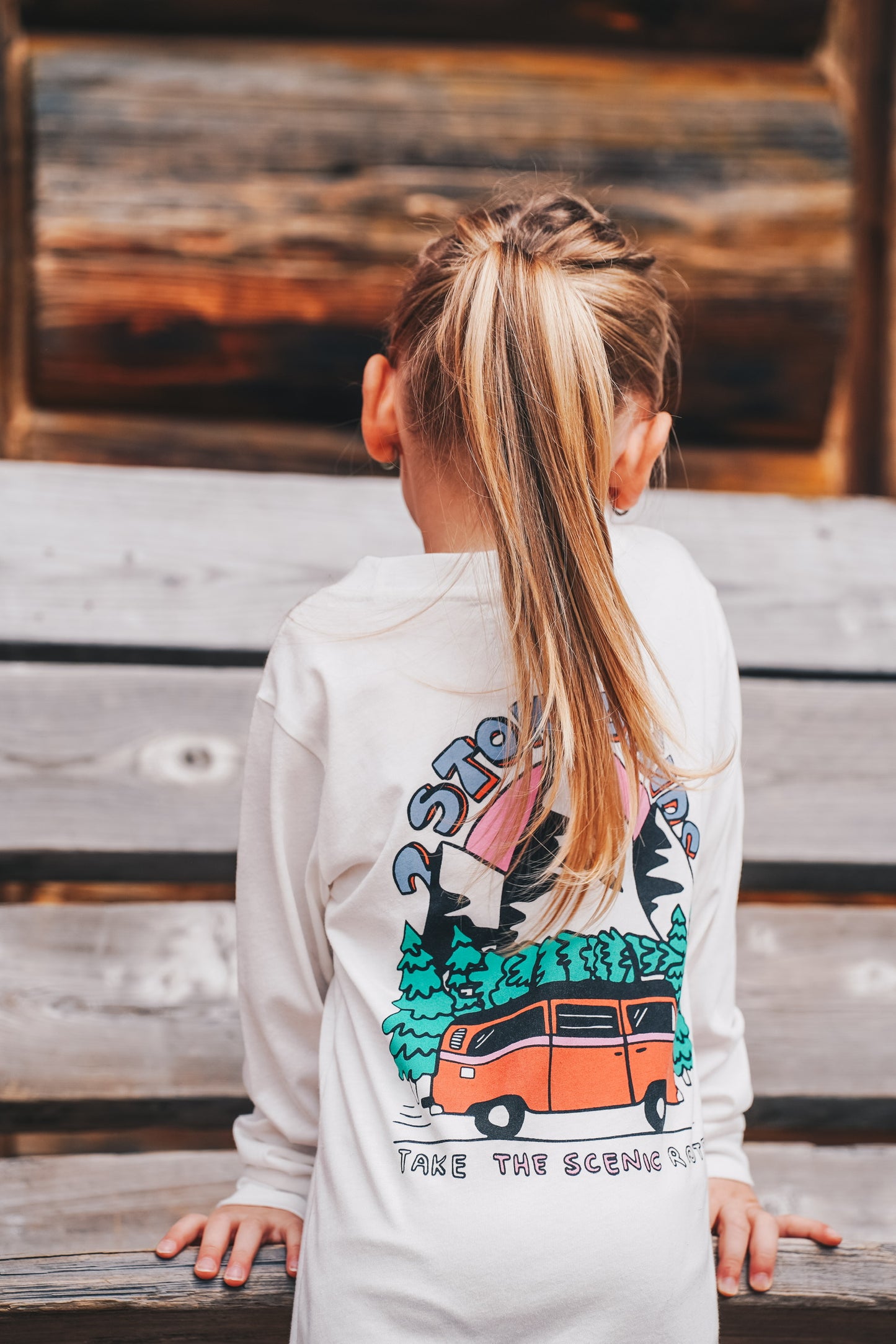Load image into Gallery viewer, Take The Scenic Road Long Sleeve
