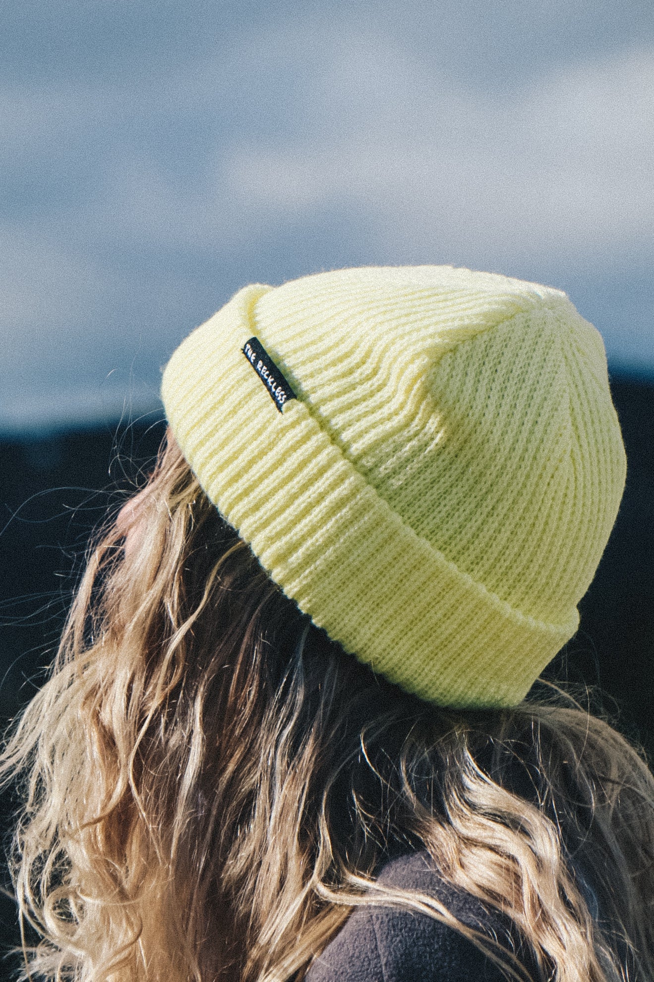 Load image into Gallery viewer, Neon Yellow Beanie
