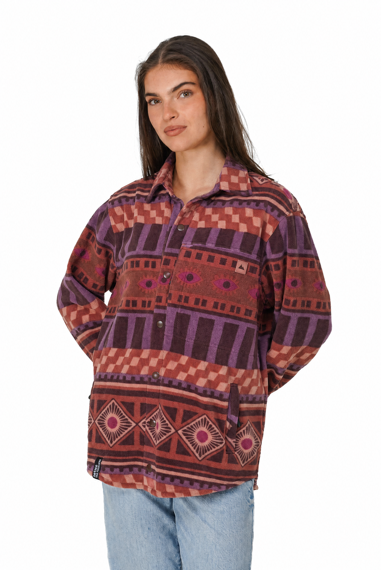 Moonridge Patterned Fleece Shirt