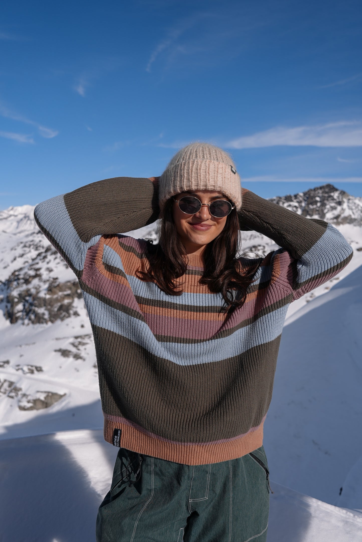 Arctic Dusk Knit Sweater