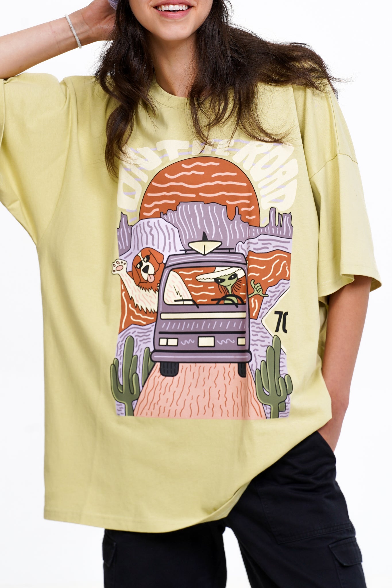 On The Road Oversized Tee