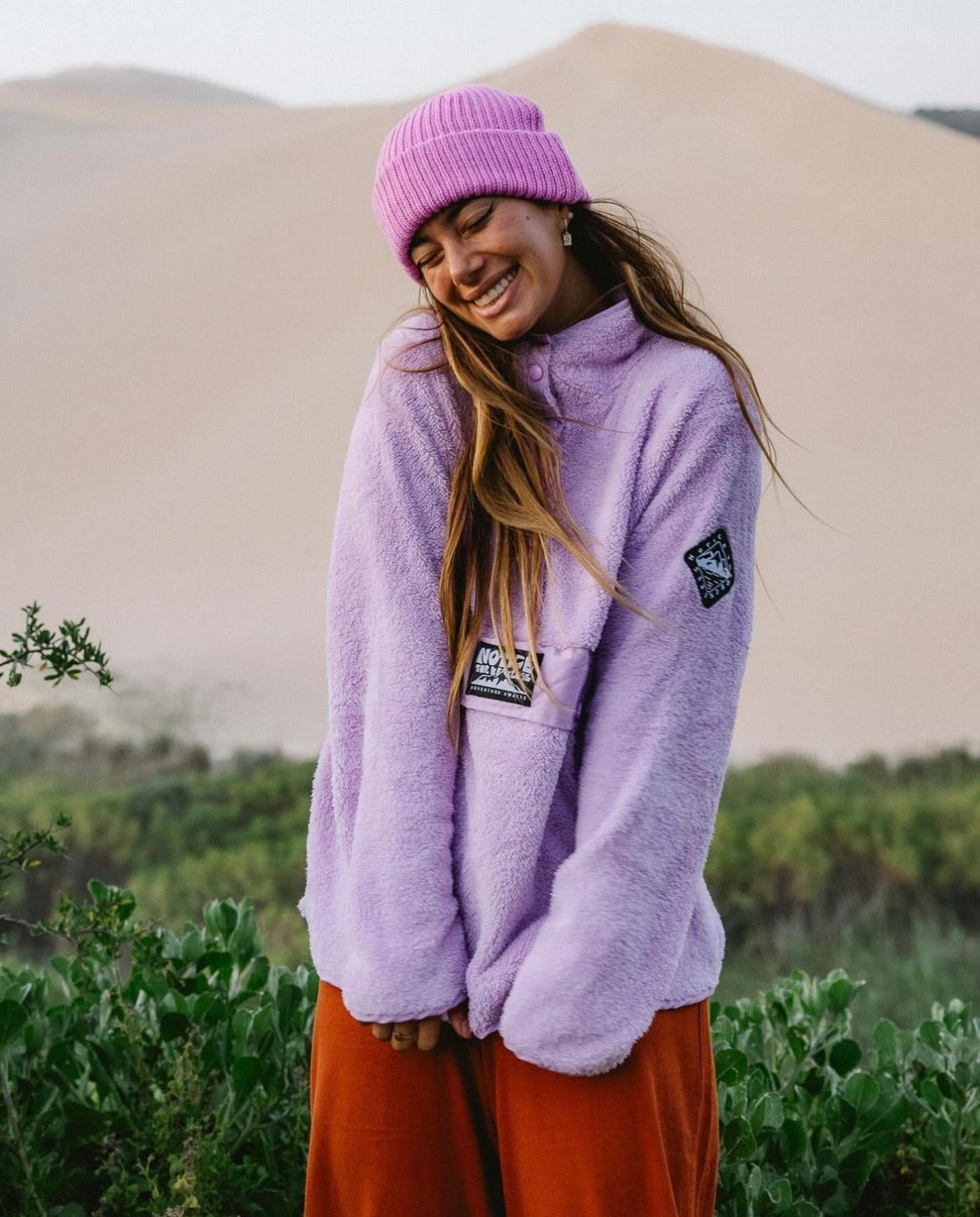 Lilac fleece jacket best sale