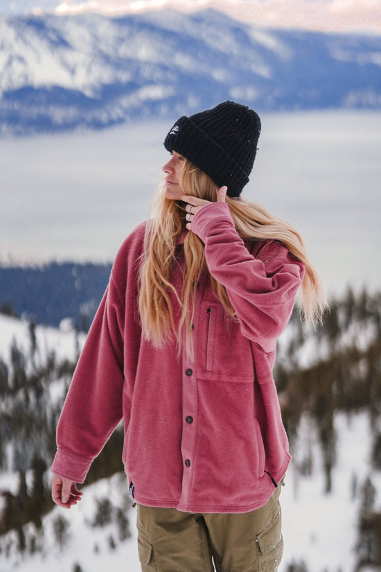 Burgundy Shacket